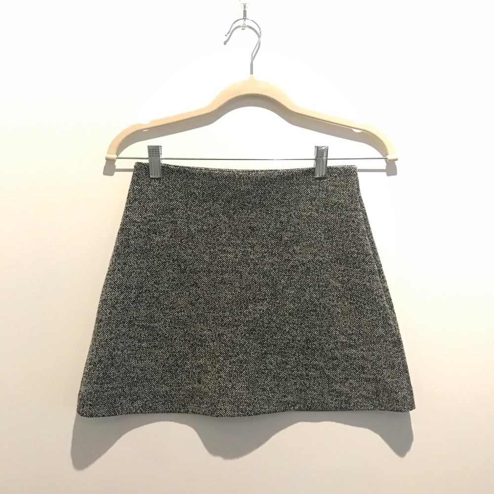 Topshop Tweed-Like Miniskirt